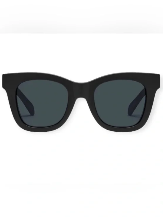 QUAY After Hours Sunglasses Matte Black Frame Smoke Lens Square NWT - Picture 1 of 5